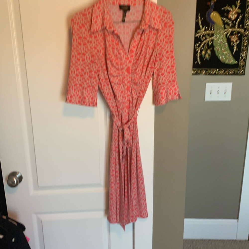Laundry by Shelli Segal classic wrap dress size 8